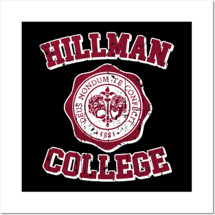 Hillman College 1881 // Vintage Posters and Art